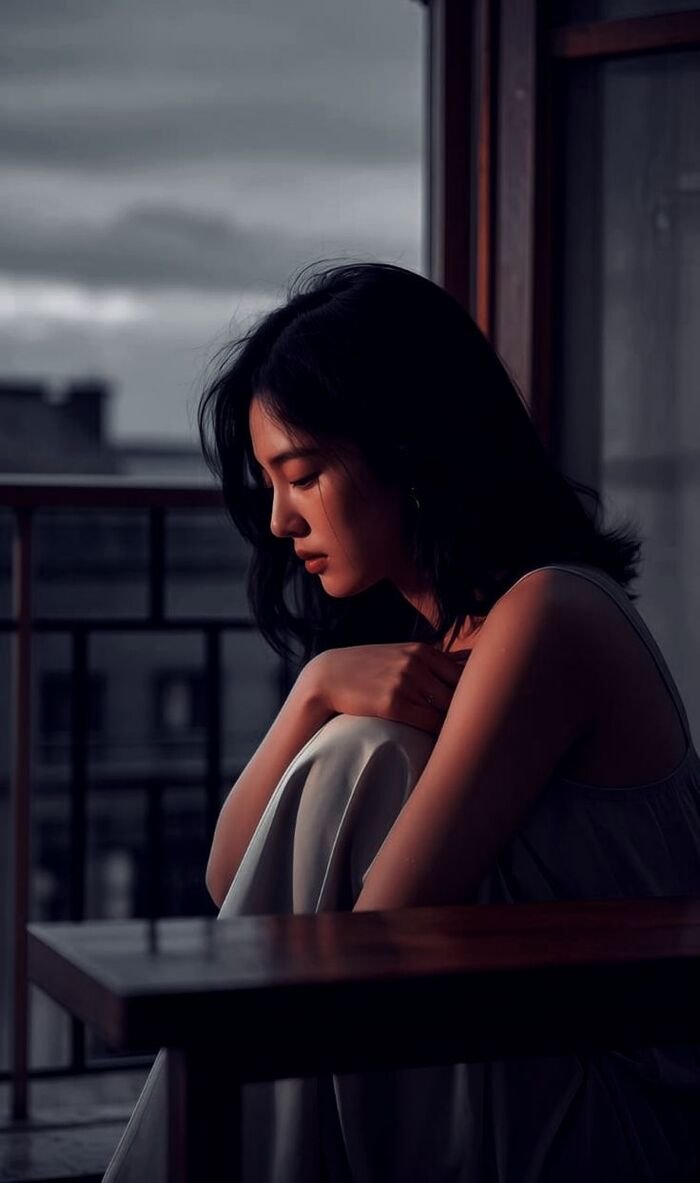 lonely girl dp nice pretty 4d