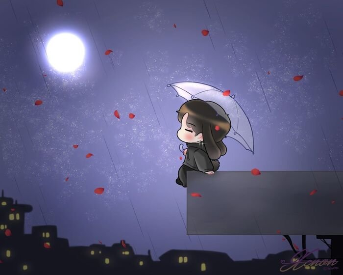 sad cartoon dp nice 3k