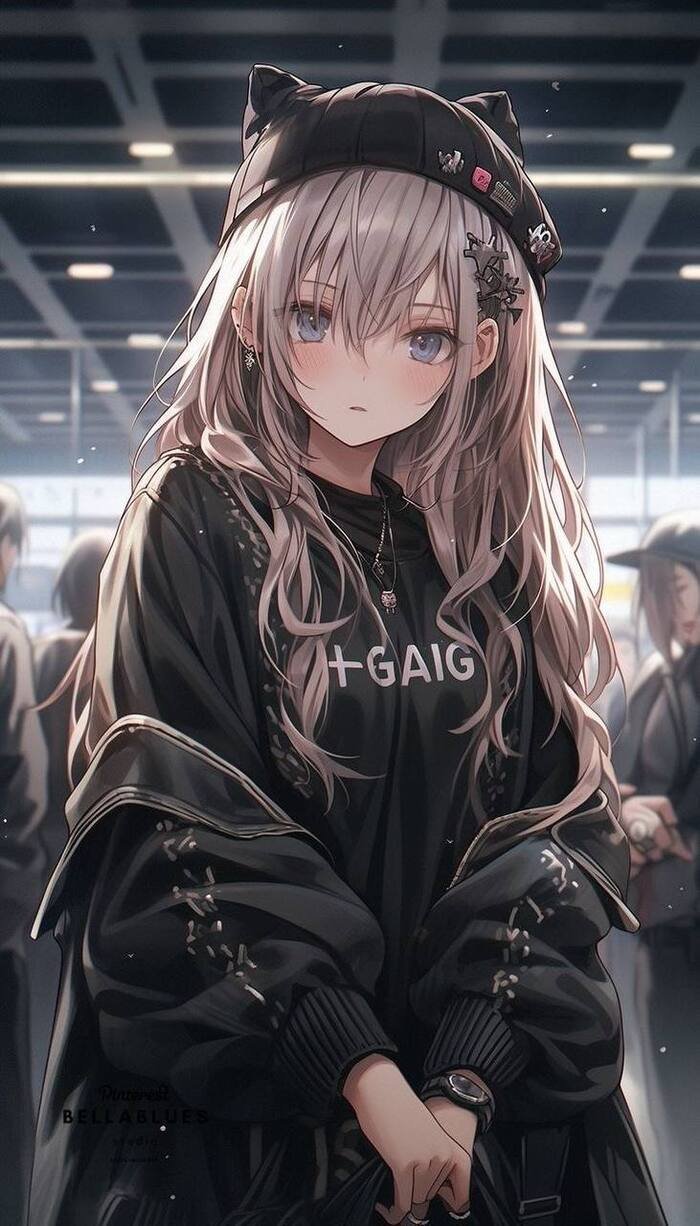 stylish anime girl 3k