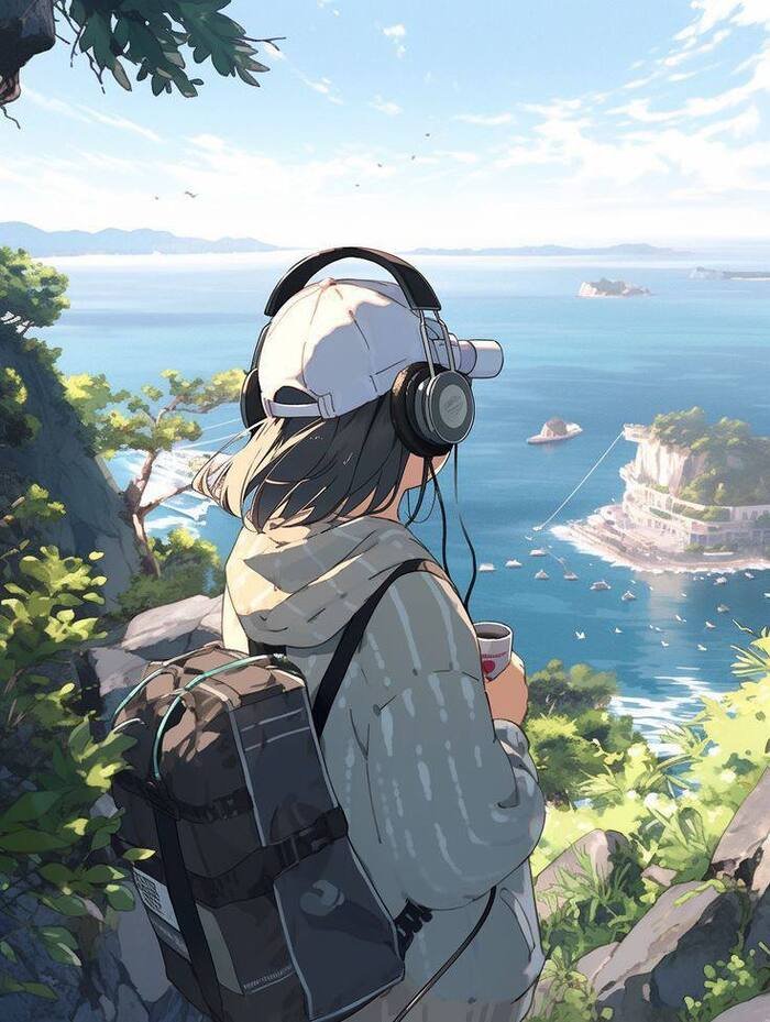 stylish anime girl hd