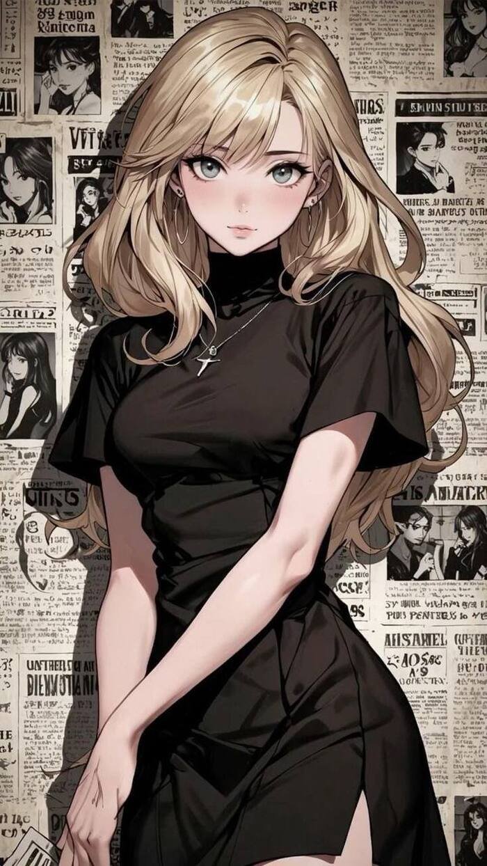 stylish anime girl nice 3k