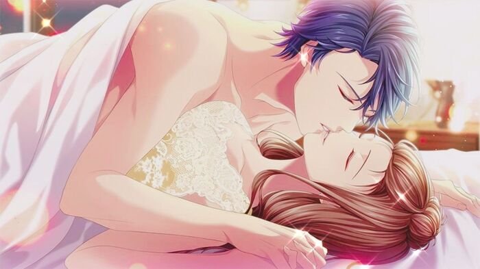 aethetic anime kiss image instagram full hd