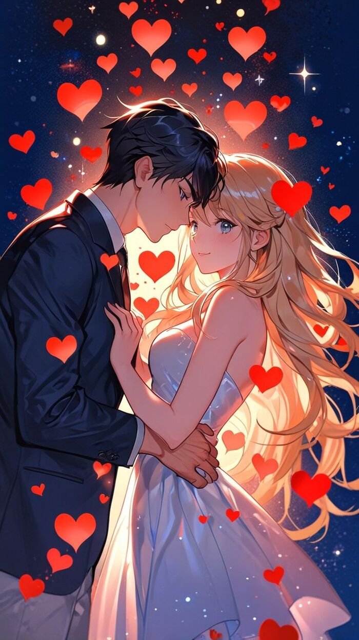 anime kiss image full hd