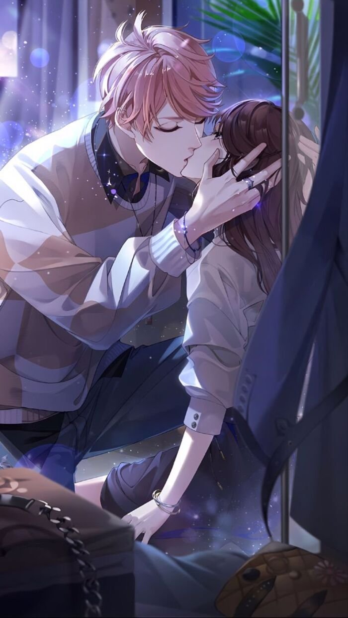 anime kiss image