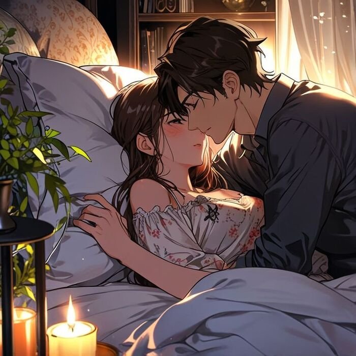 full anime kiss image instagram hot