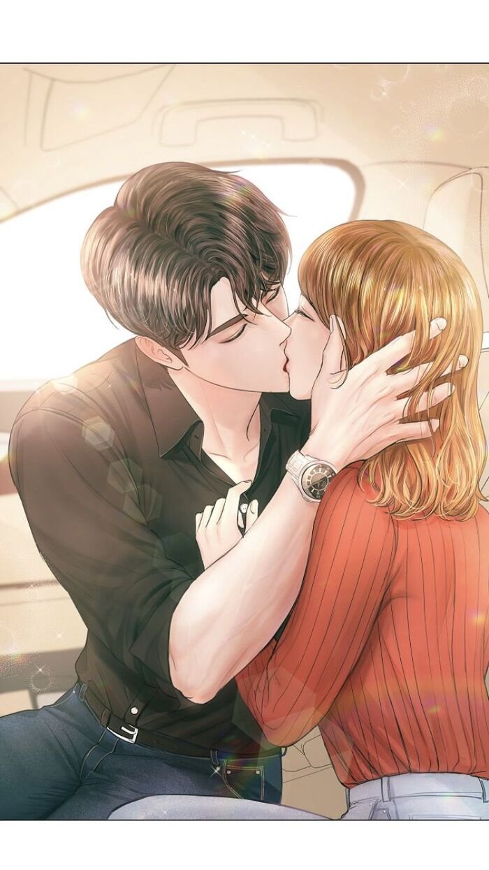 full hd anime kiss image
