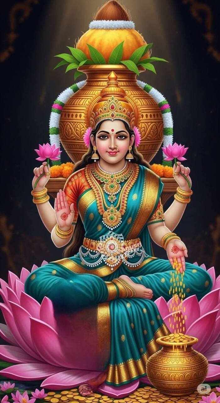 lakshmi god images 3d