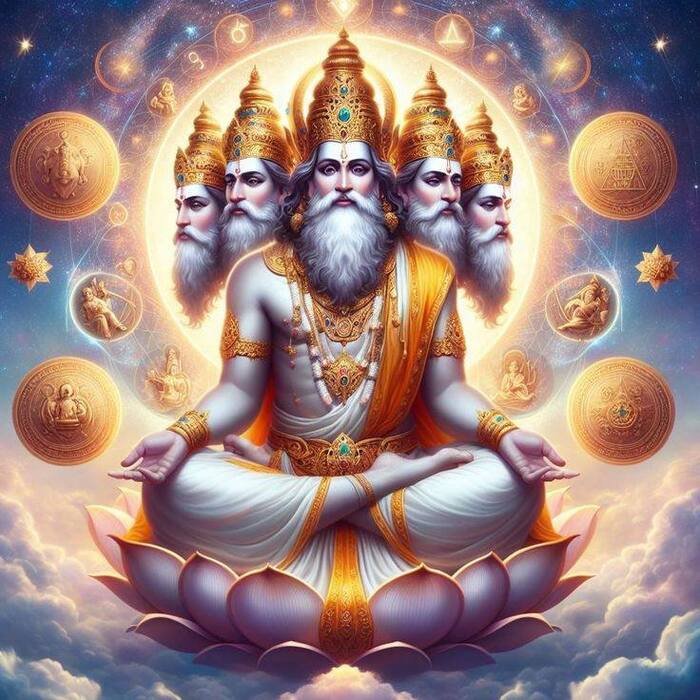 lord brahma images 3k full