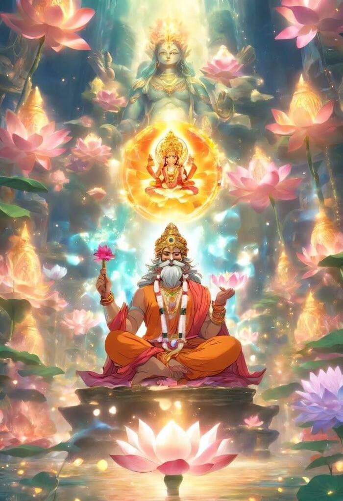lord brahma images 4d