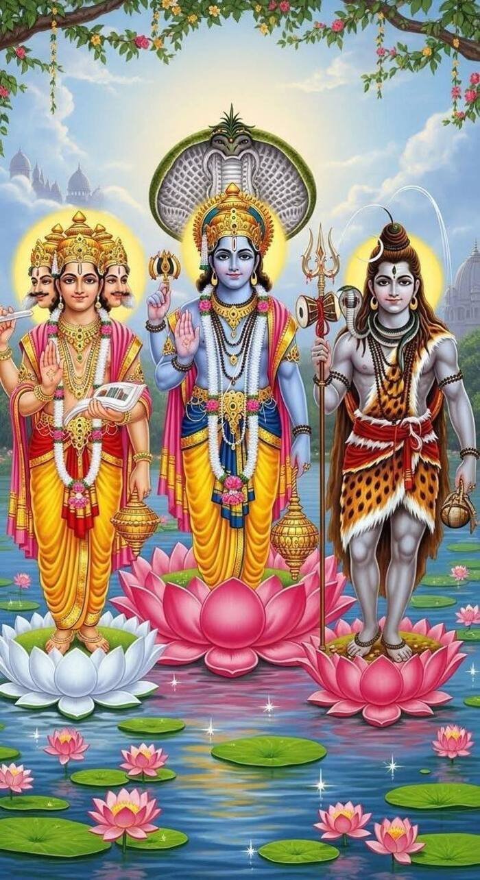 lord brahma images 5k