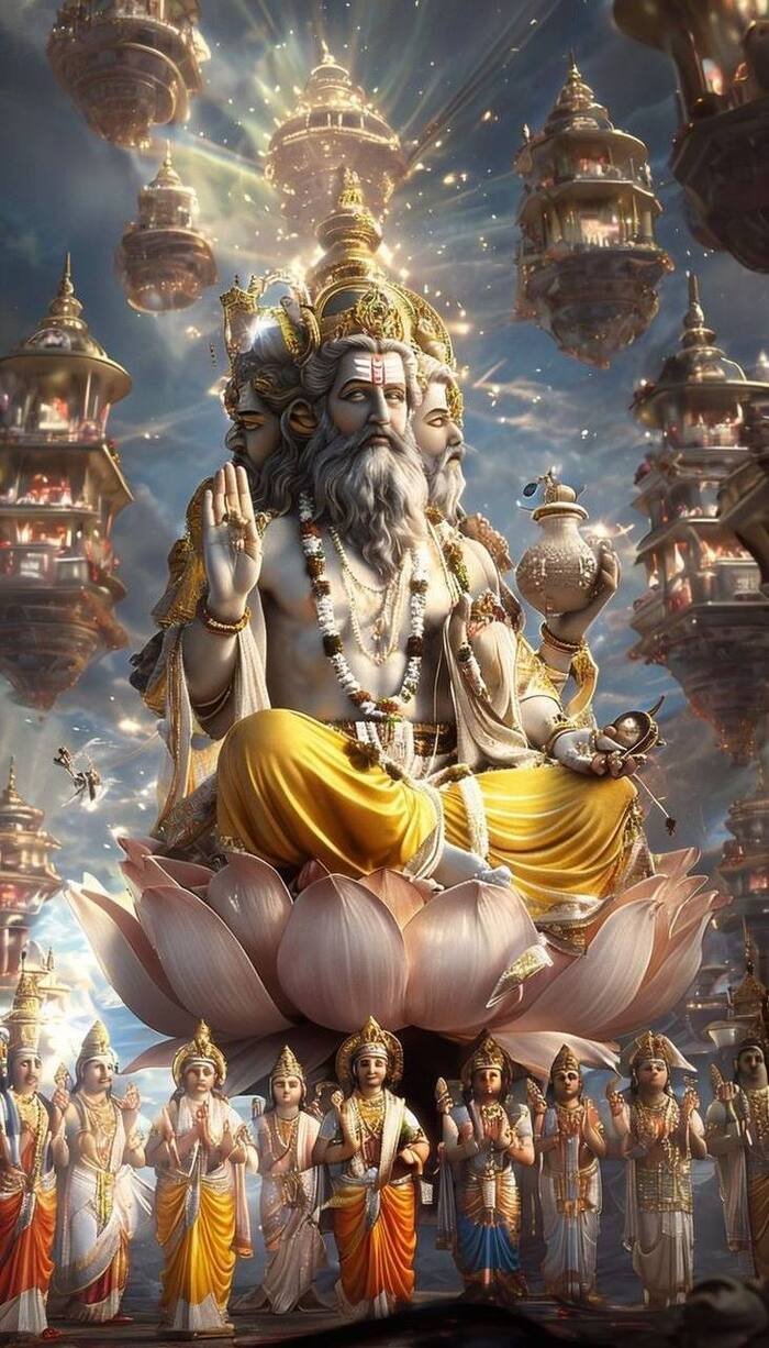 lord brahma images nice 4d full