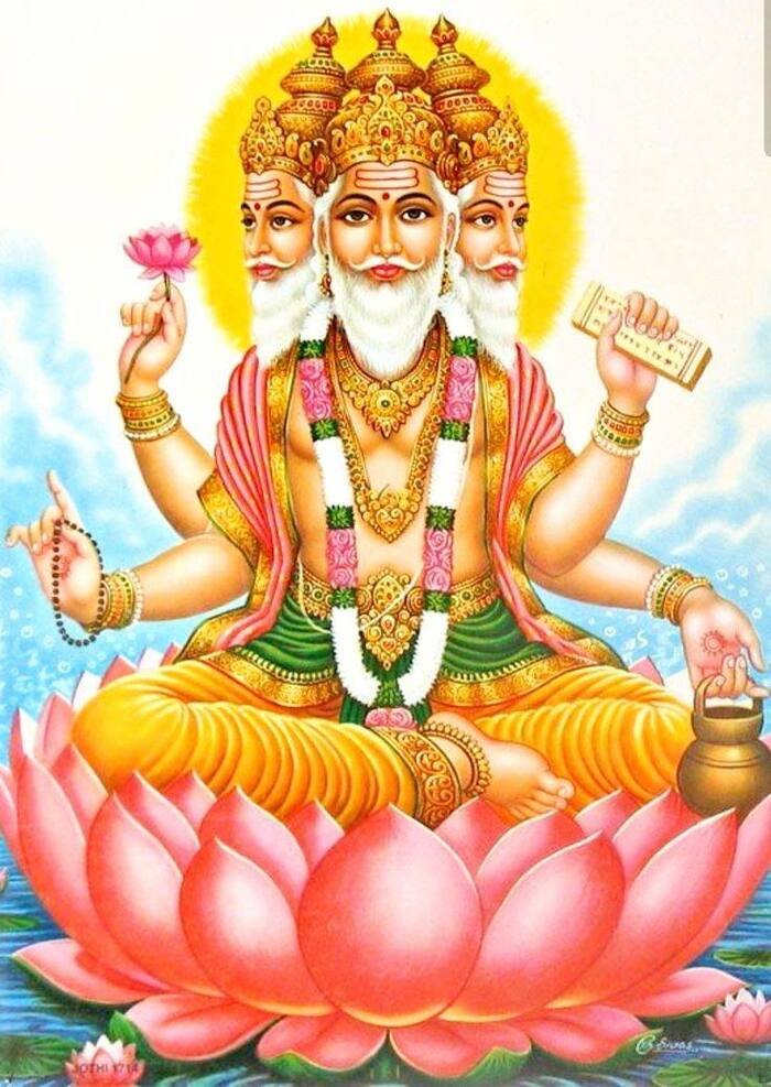 lord brahma images nice 4k