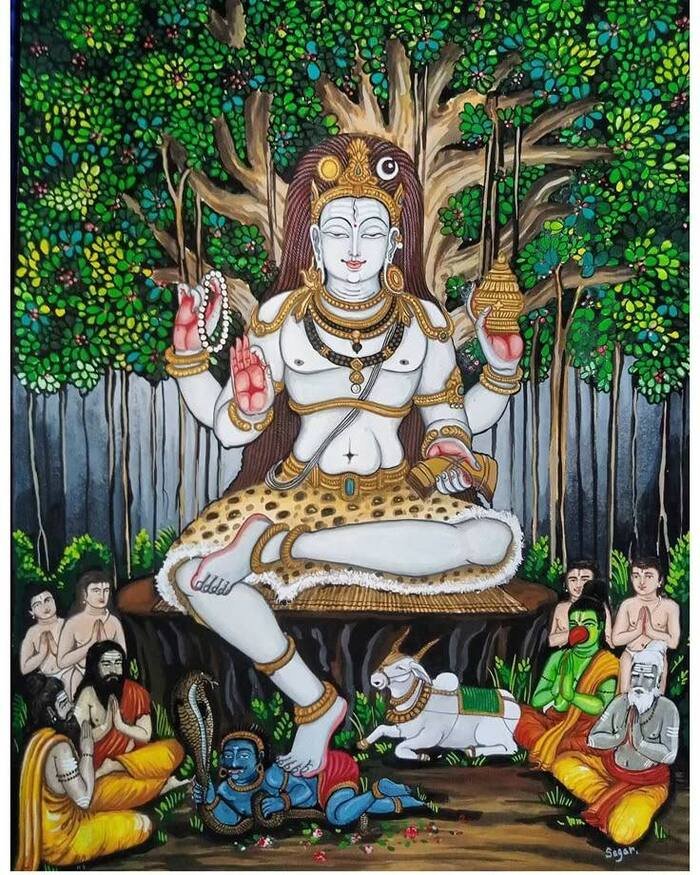 lord dakshinamurthy hd images 4k