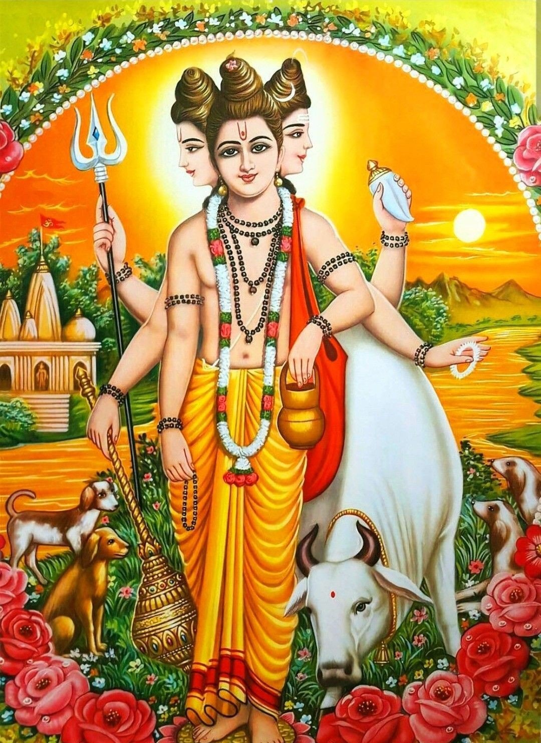 lord dhanvantari images 3d full