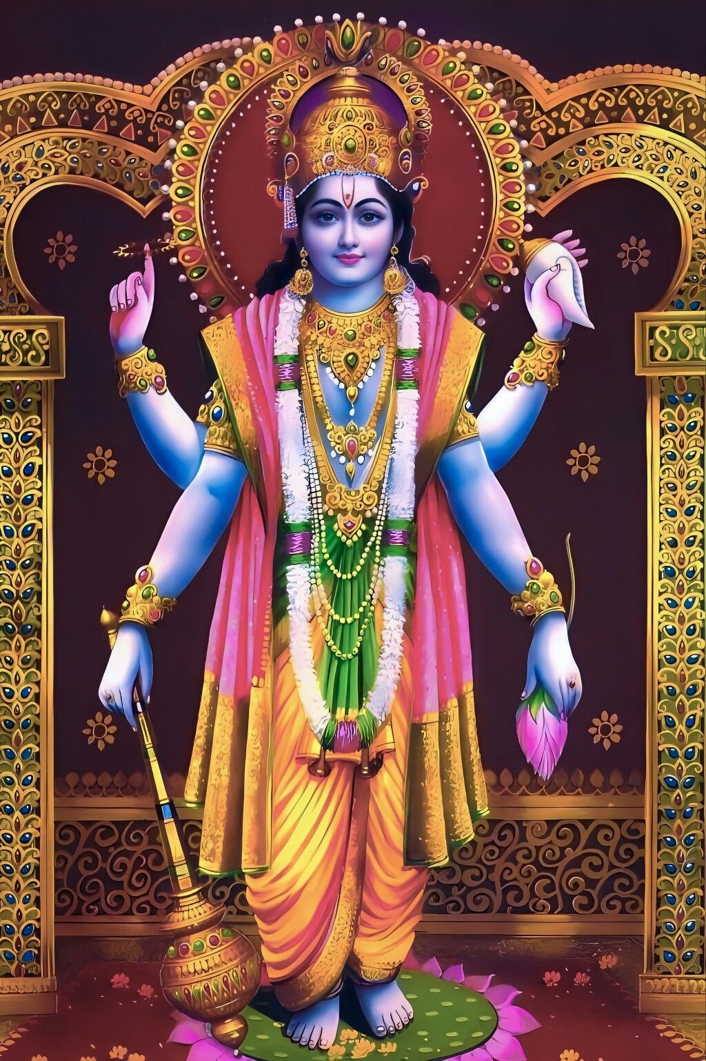lord dhanvantari images 5d full