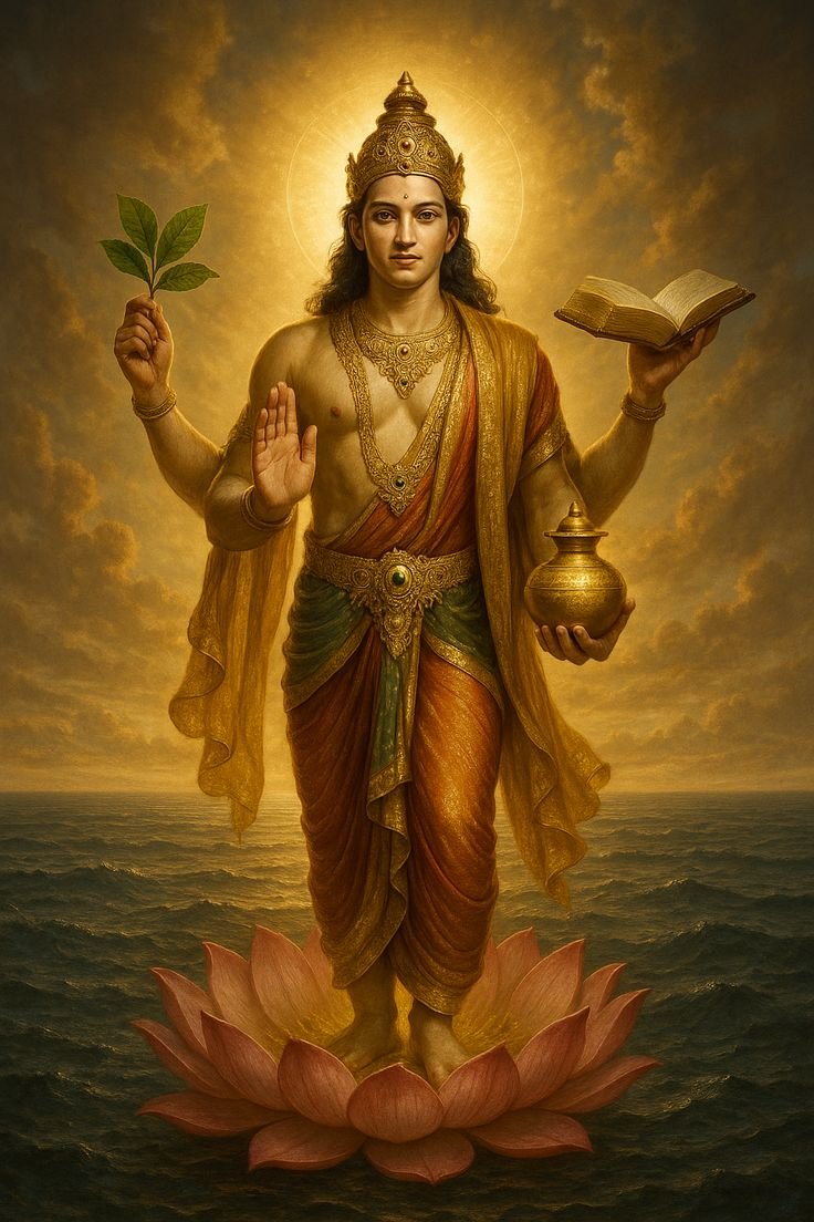 lord dhanvantari images hd