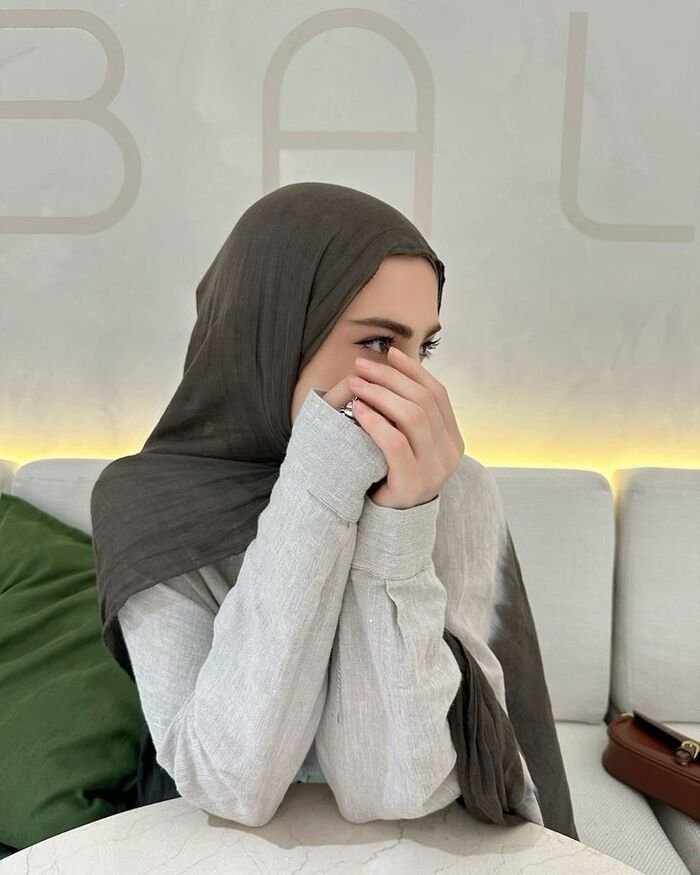 aethetics hijab dp for girls