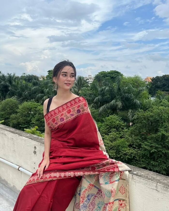 saree girl dp pinterest image full hd