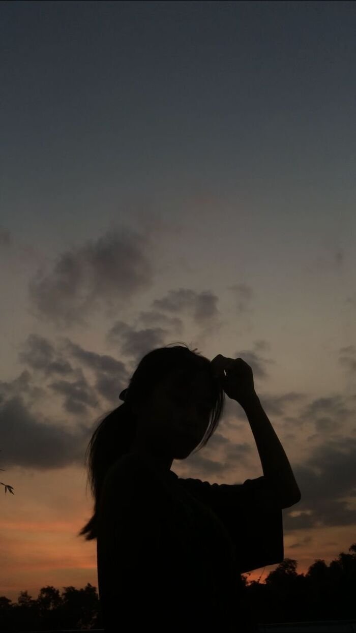 shadow girl dp cool photo hd