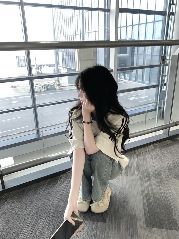 single girl dp image